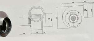 Exhaust Motor/Fan for Deck Oven