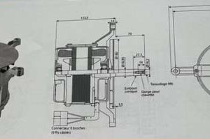 Motor for Convection Oven 370W